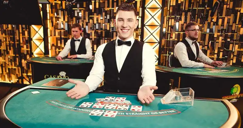 Professional live dealers at Vipzino Casino providing authentic gaming experience